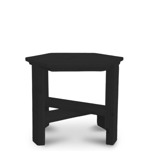 black adriondack table