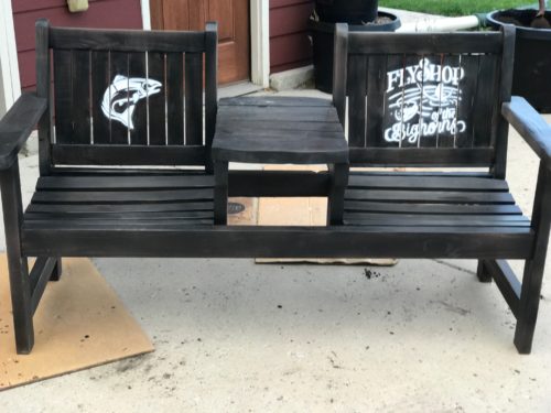 custom patio bench - big horn patio works