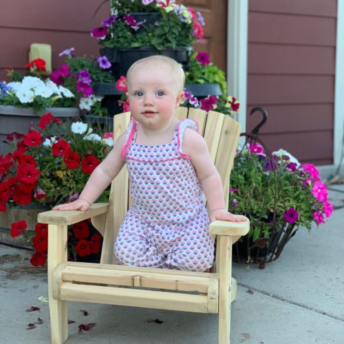 Toddler adirondack chair