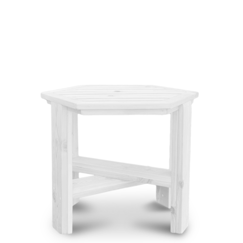 white adriondack table