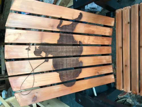 angling destinations custom adirondack chair