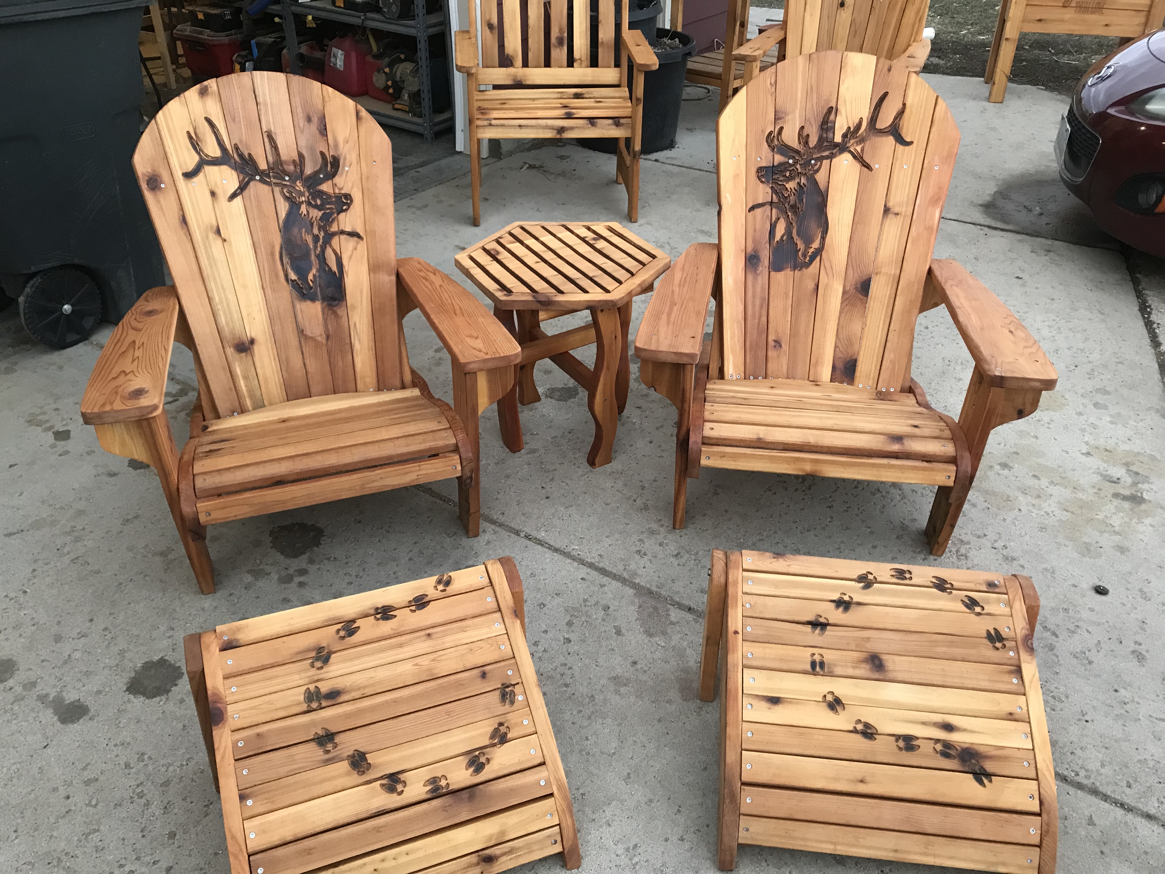 custom engraved adirondack chairs